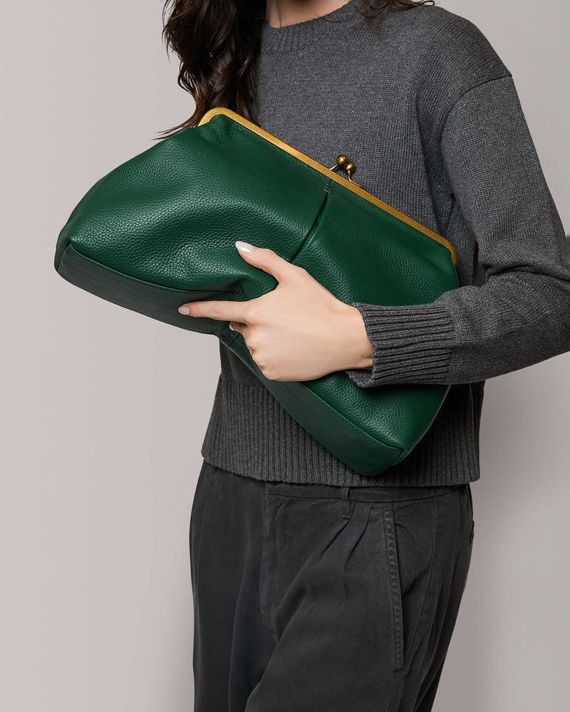 
                  
                    Load image into Gallery viewer, Grace Oversized Clutch: Ecru
                  
                