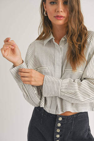 
                  
                    Load image into Gallery viewer, Raleigh Mix &amp;amp; Max Striped Shirt
                  
                