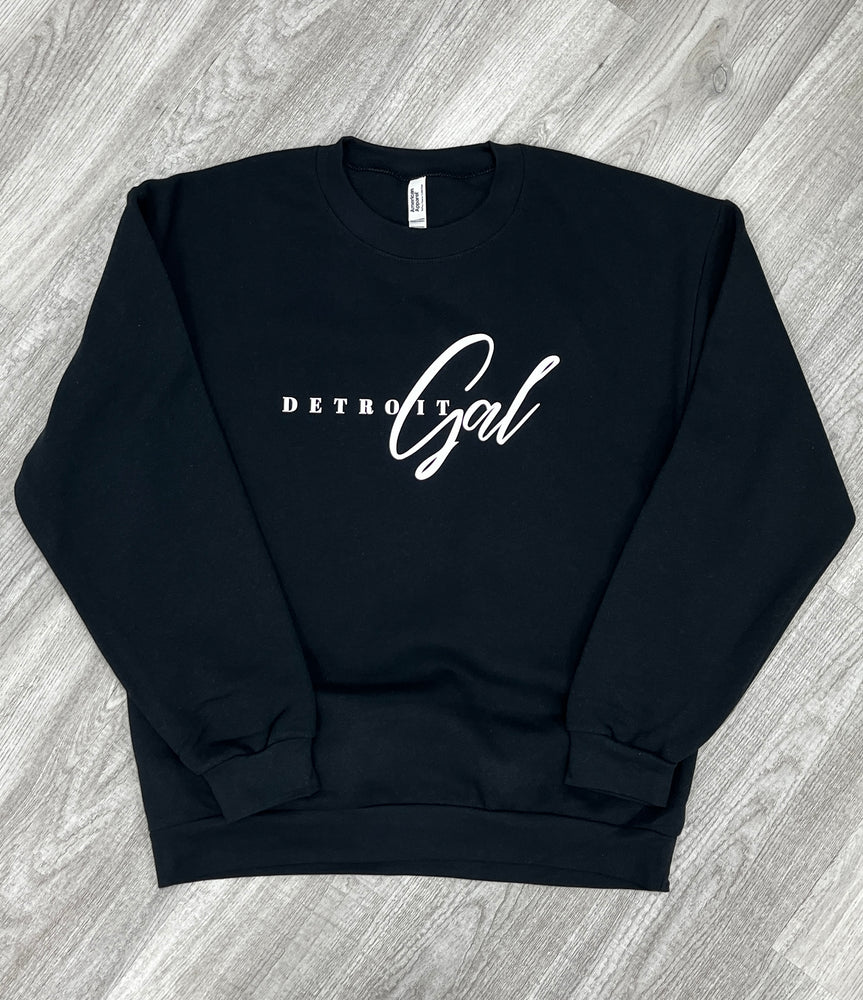 Detroit Gal Classic Sweatshirt - Black