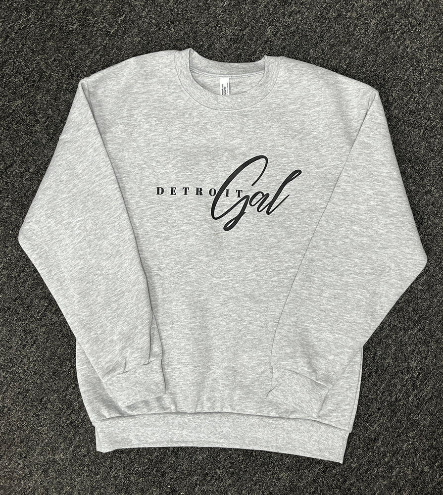 Detroit Gal Classic Sweatshirt - Heather Gray